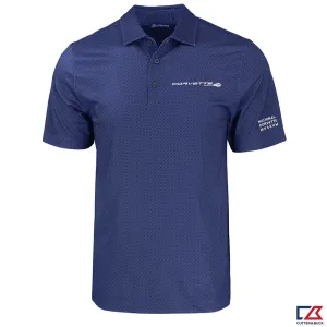 C8 Corvette Stingray Men's Geo Print Polo