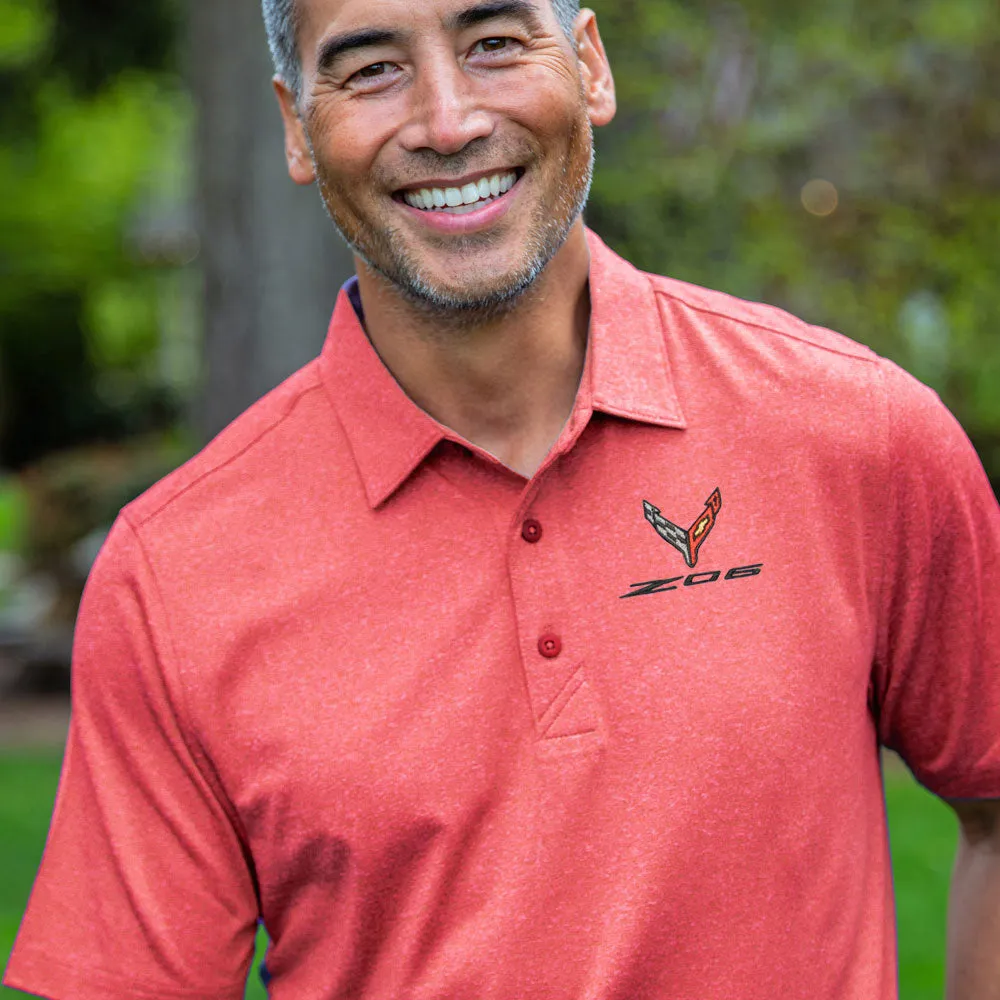 C8 Z06 Corvette Men's Forge Polo