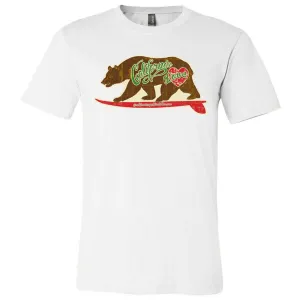 California Love Vintage Surfboard Asst Colors Mens Fitted Tee
