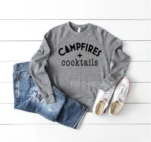 Campfires and Cocktails Sweatshirt