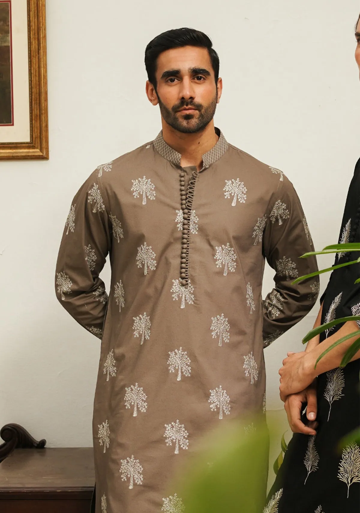 CARAMEL BROWN KURTA PAJAMA