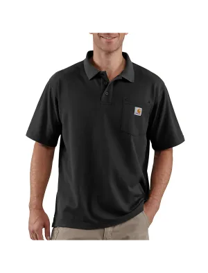 Carhartt Men's Loose Fit Midweight Short-Sleeve Pocket Polo