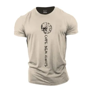 Carpe Diem Always Cotton Men's T-Shirts