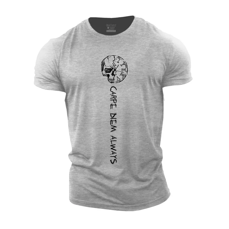 Carpe Diem Always Cotton Men's T-Shirts