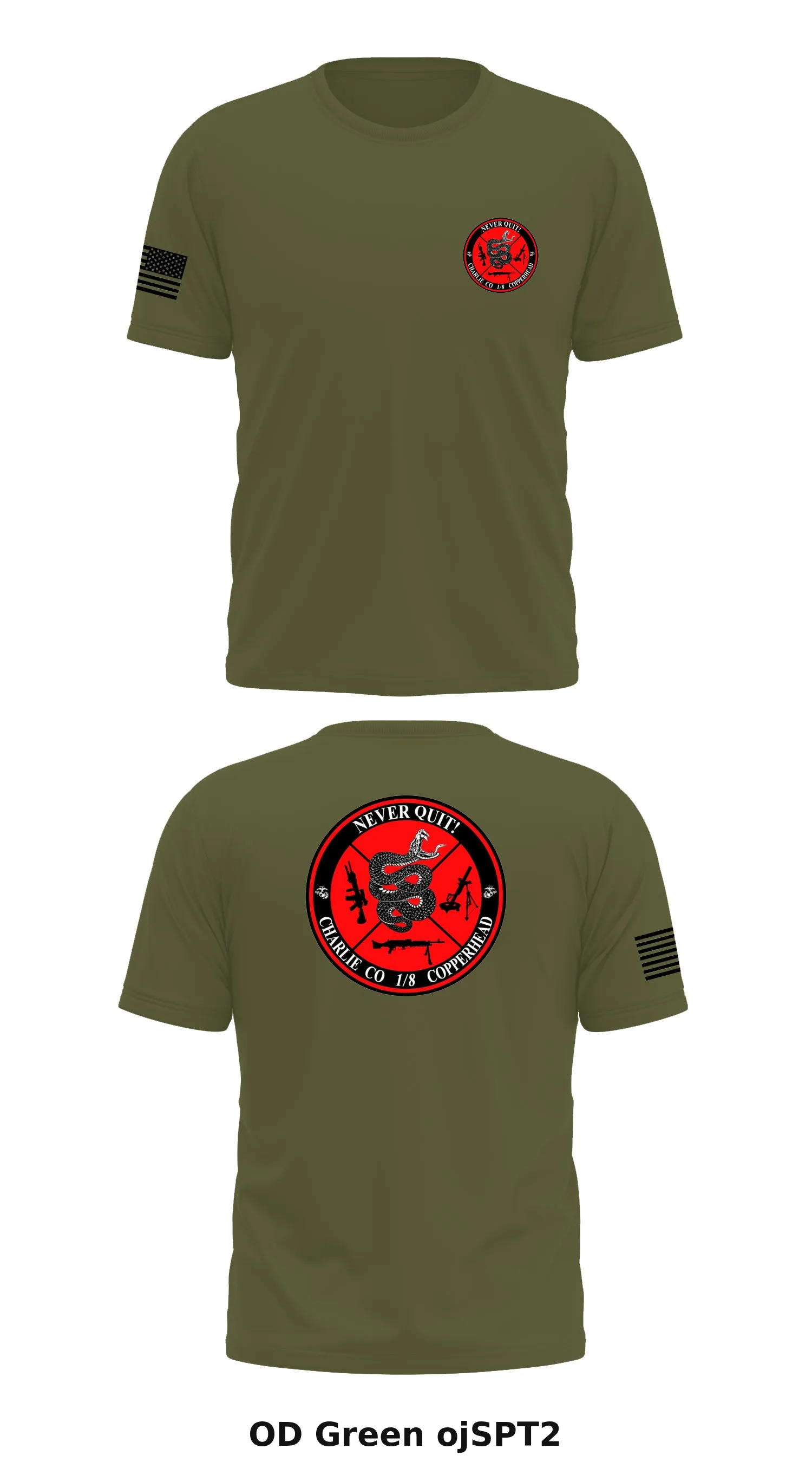 Charlie Company, V 1/8 Store 1 Core Men's SS Performance Tee - ojSPT2