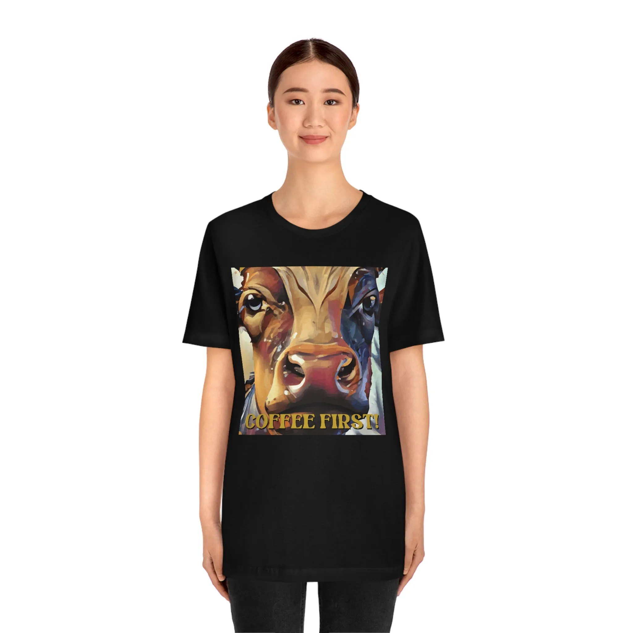 Coffee First! Short Sleeve Tee