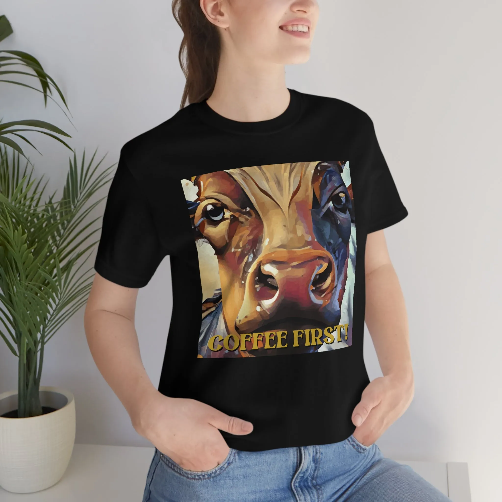 Coffee First! Short Sleeve Tee