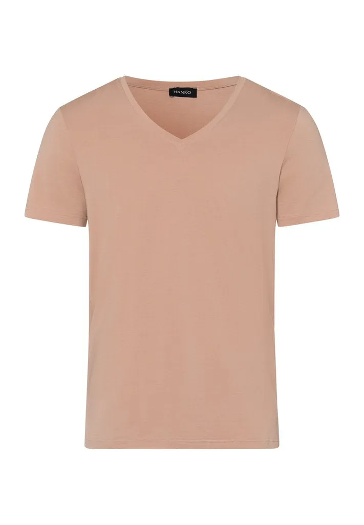 Cotton Superior - Short-Sleeved V-Neck Top