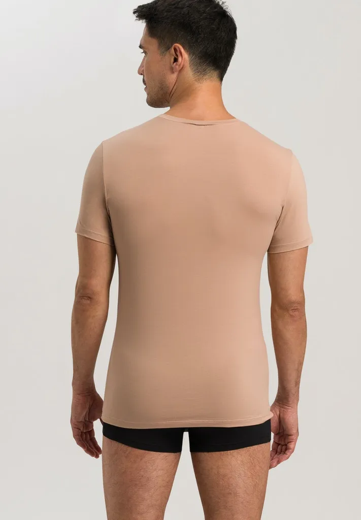 Cotton Superior - Short-Sleeved V-Neck Top