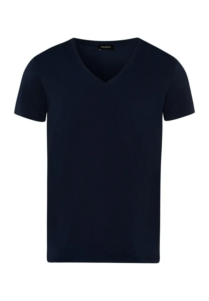 Cotton Superior - Short-Sleeved V-Neck Top
