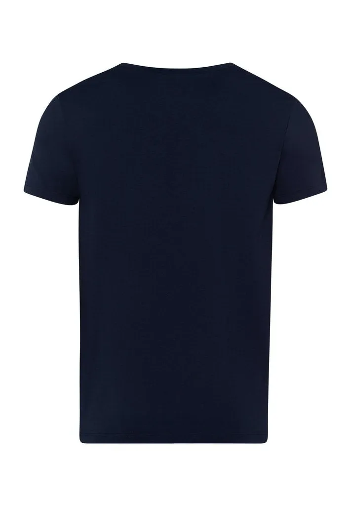 Cotton Superior - Short-Sleeved V-Neck Top