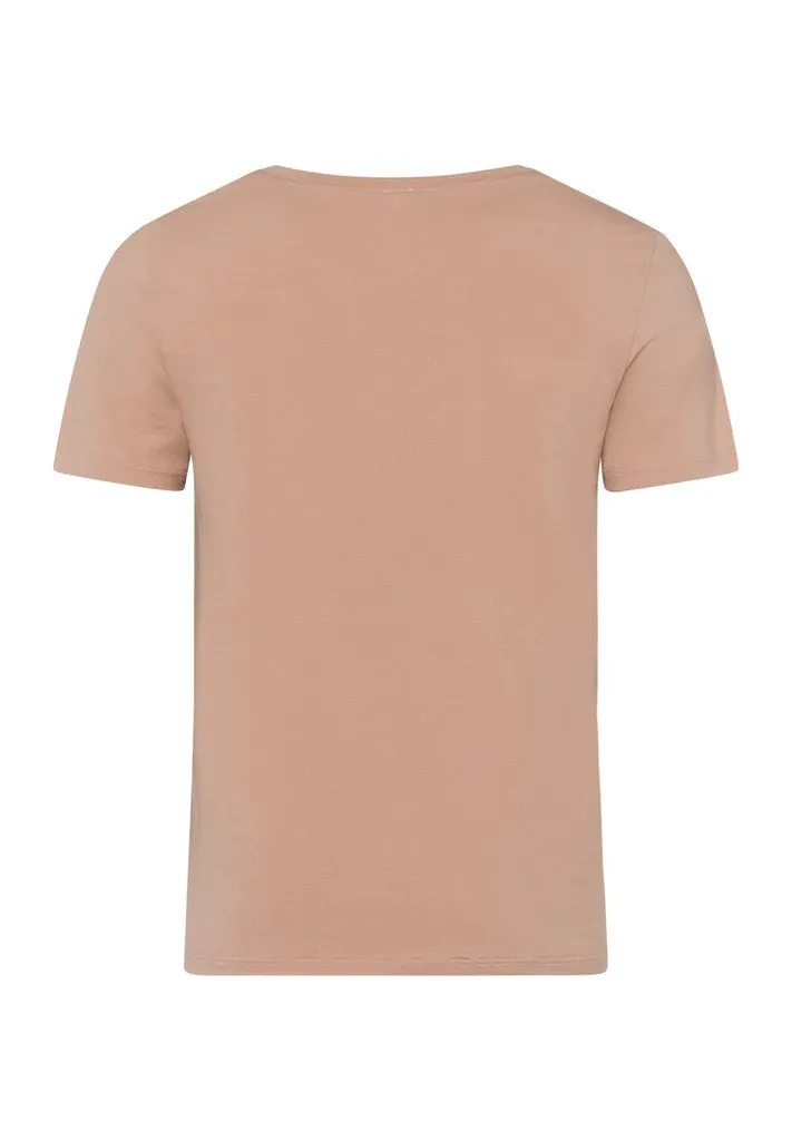 Cotton Superior - Short-Sleeved V-Neck Top