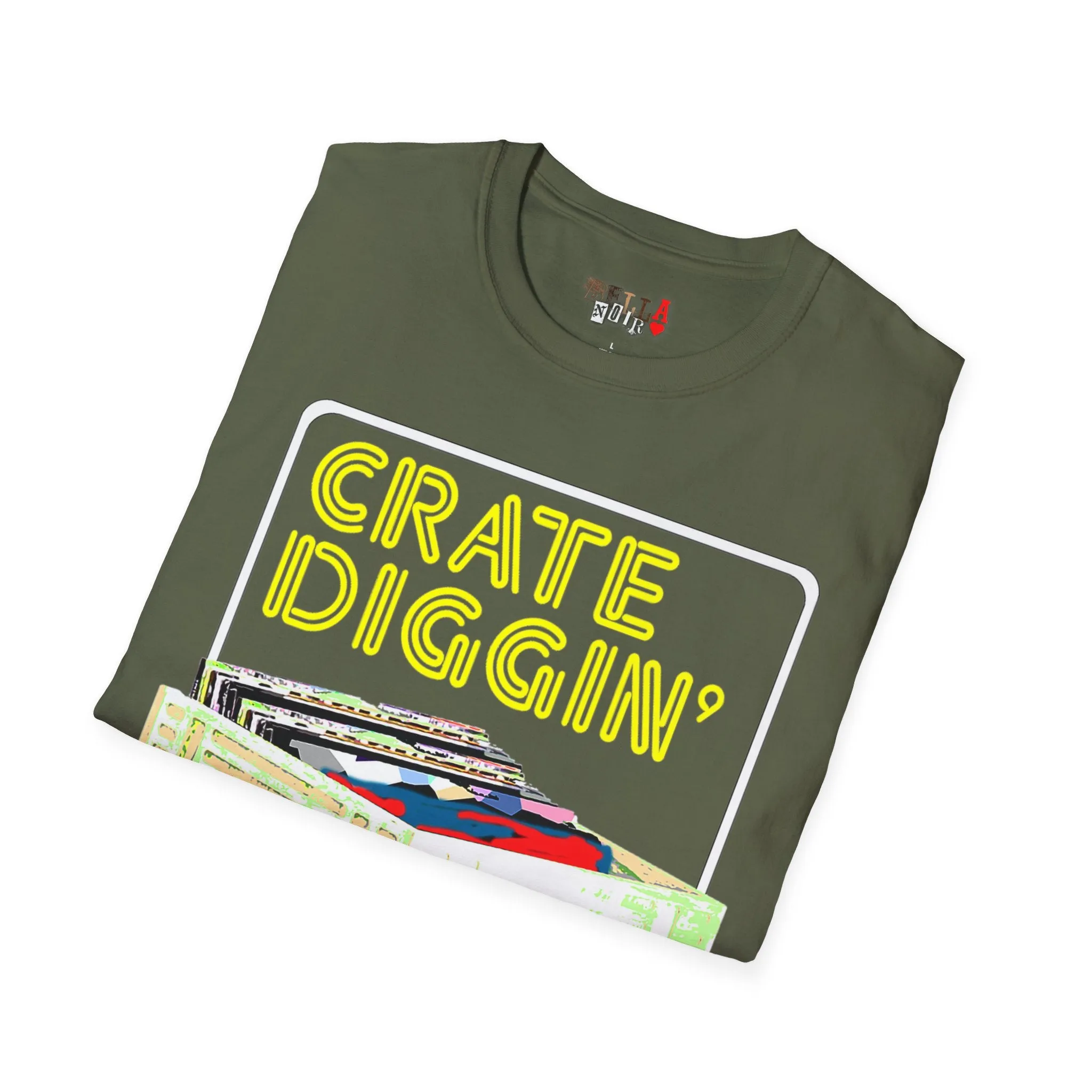 Crate Diggin Unisex Softstyle T-Shirt