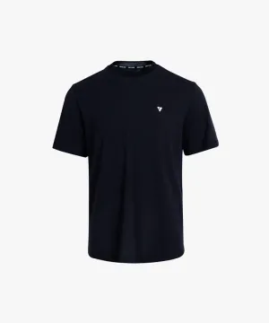 CREVE NINE: Basic Cooling Round Tee - Black