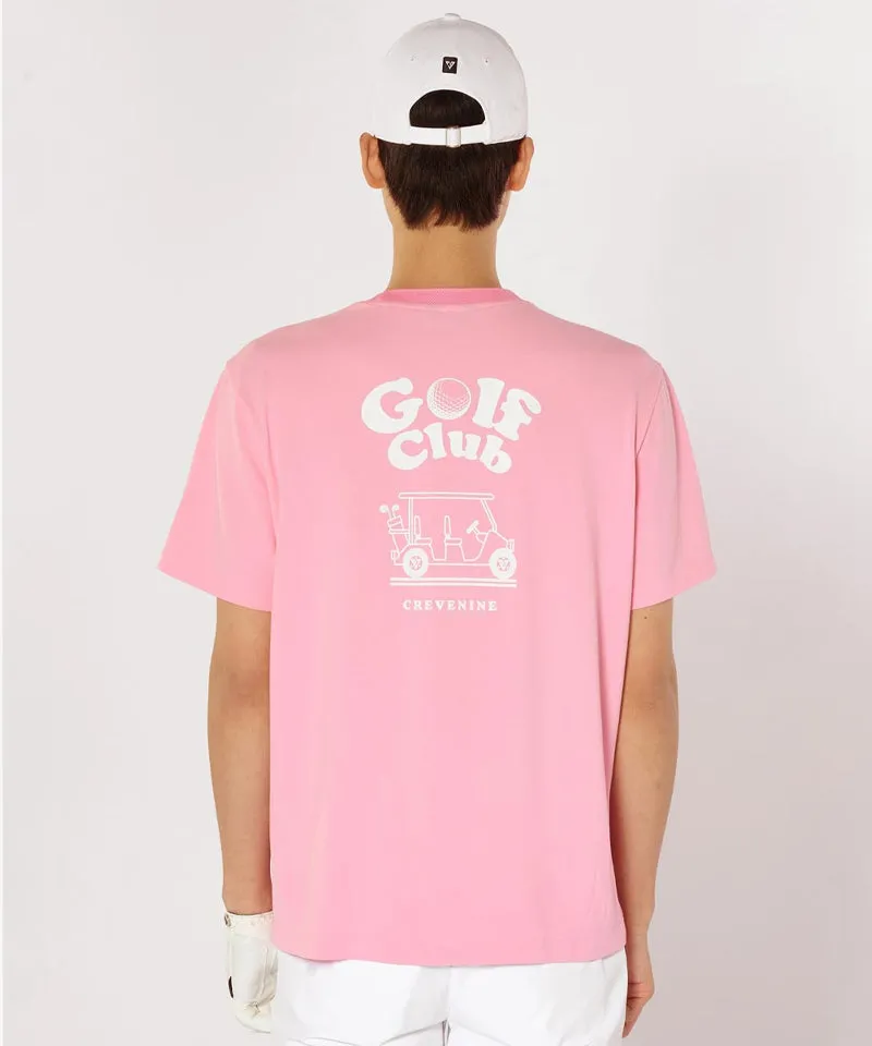 CREVE NINE: Basic Cooling Round Tee - Light Pink
