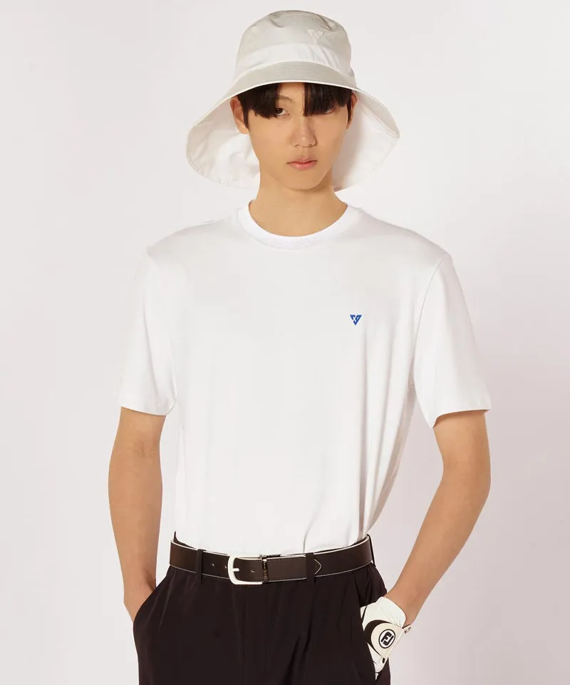 CREVE NINE: Basic Cooling Round Tee - White