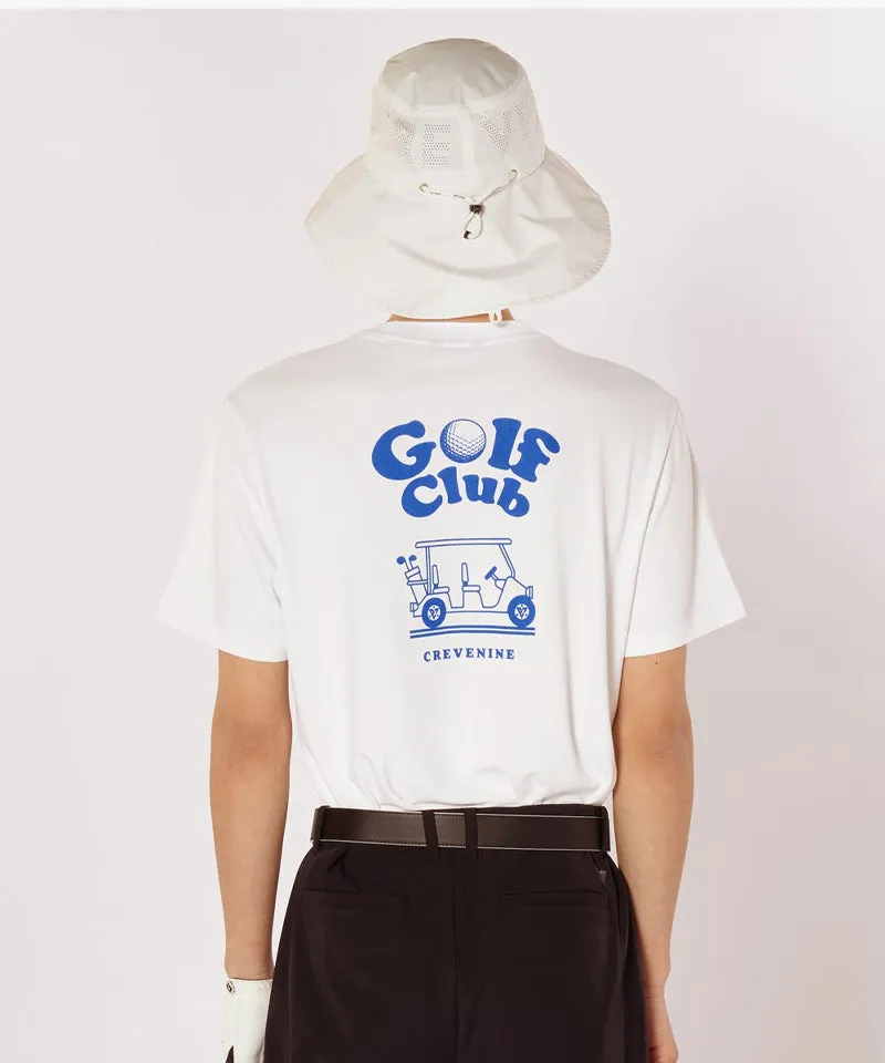 CREVE NINE: Basic Cooling Round Tee - White
