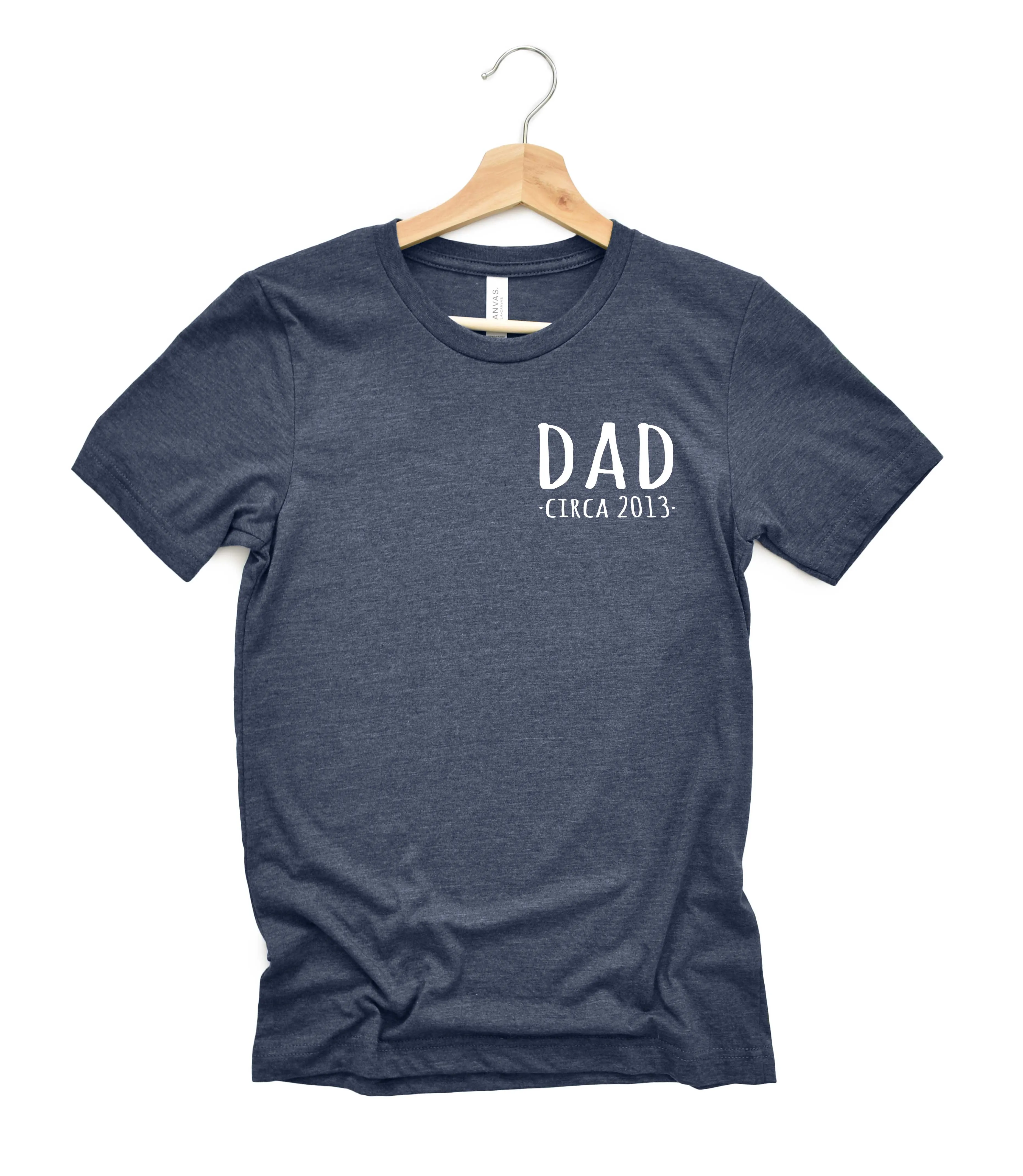 Custom Dad Circa Shirt | Mens Shirt | Dad Shirt | Husband Shirt
