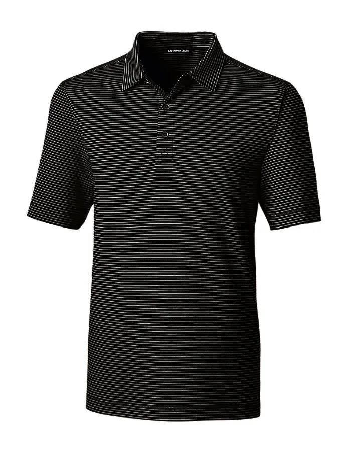 Cutter & Buck Men's Forge Pencil Stripe Stretch Polo