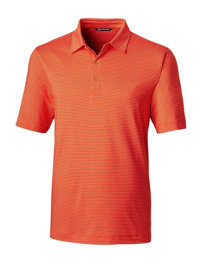 Cutter & Buck Men's Forge Pencil Stripe Stretch Polo