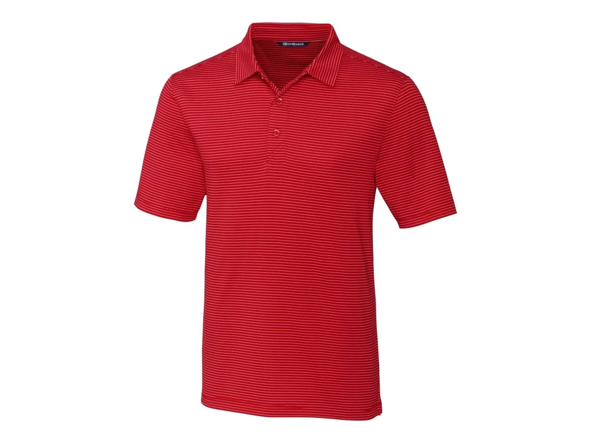 Cutter & Buck Men's Forge Pencil Stripe Stretch Polo