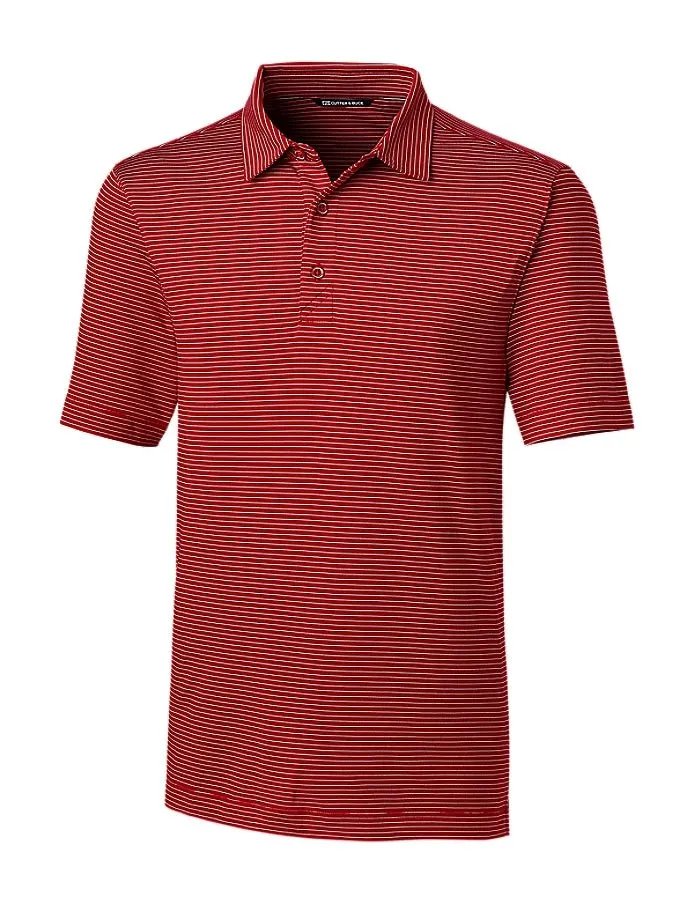 Cutter & Buck Men's Forge Pencil Stripe Stretch Polo