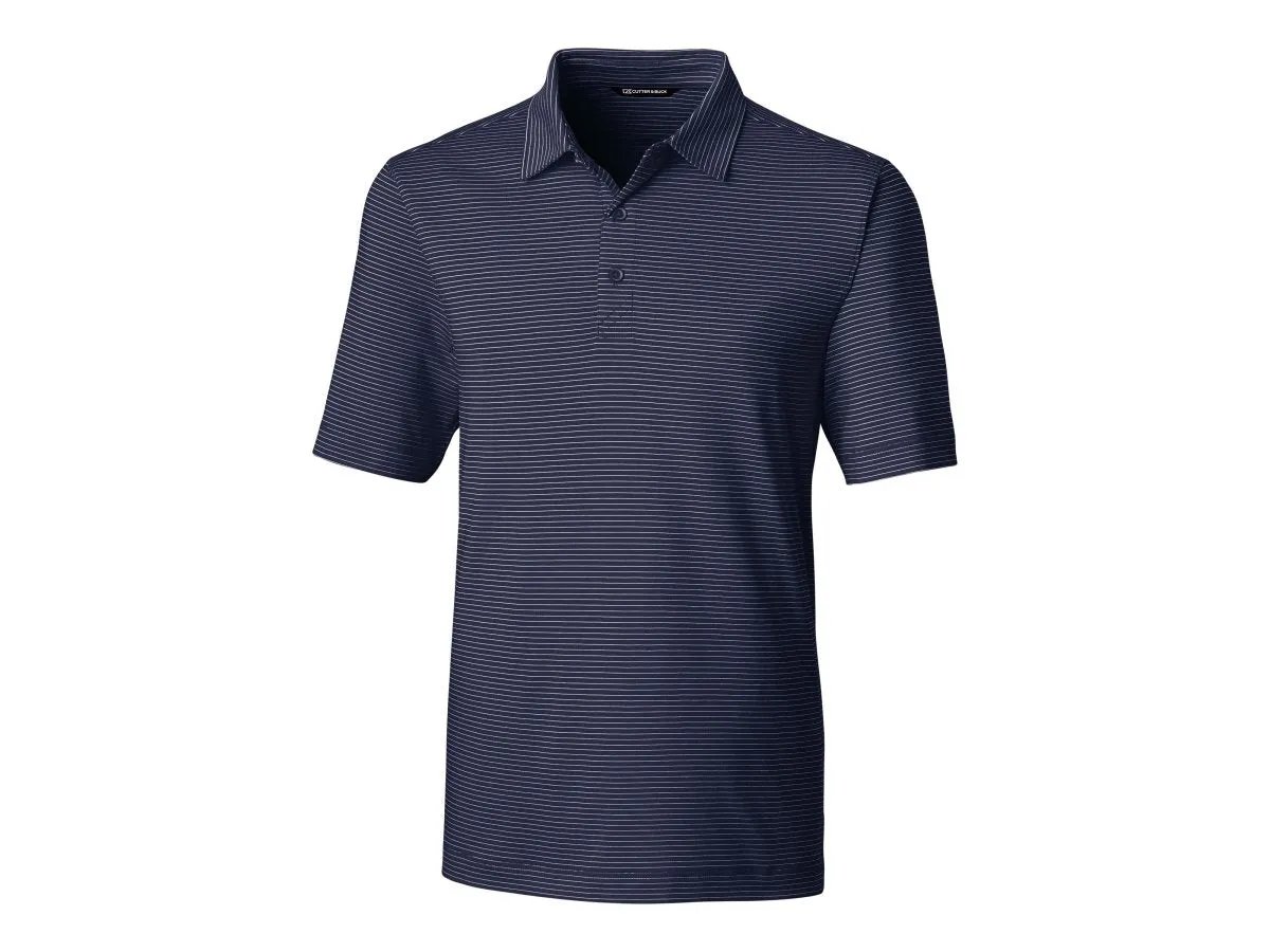 Cutter & Buck Men's Forge Pencil Stripe Stretch Polo