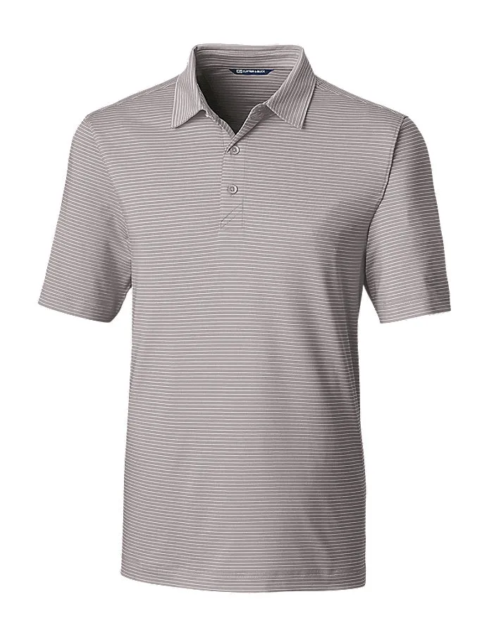 Cutter & Buck Men's Forge Pencil Stripe Stretch Polo