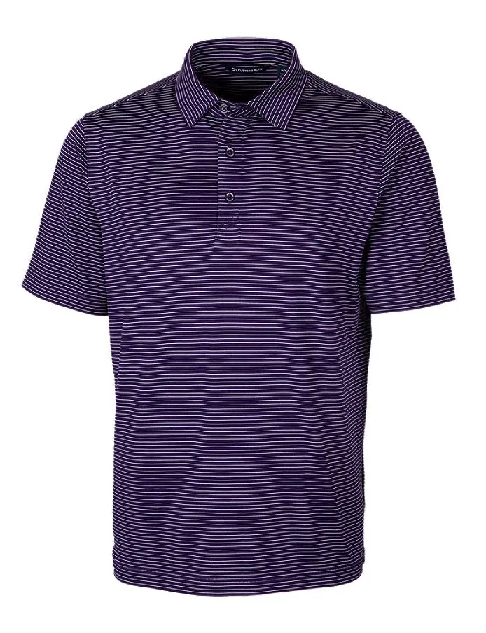 Cutter & Buck Men's Forge Pencil Stripe Stretch Polo