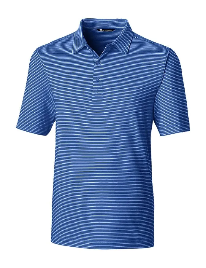 Cutter & Buck Men's Forge Pencil Stripe Stretch Polo
