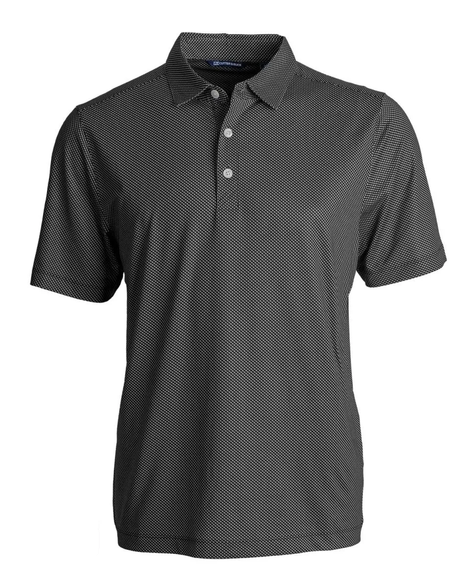 Cutter & Buck Men's Pike Eco Symmetry Print Stretch Recycled Polo