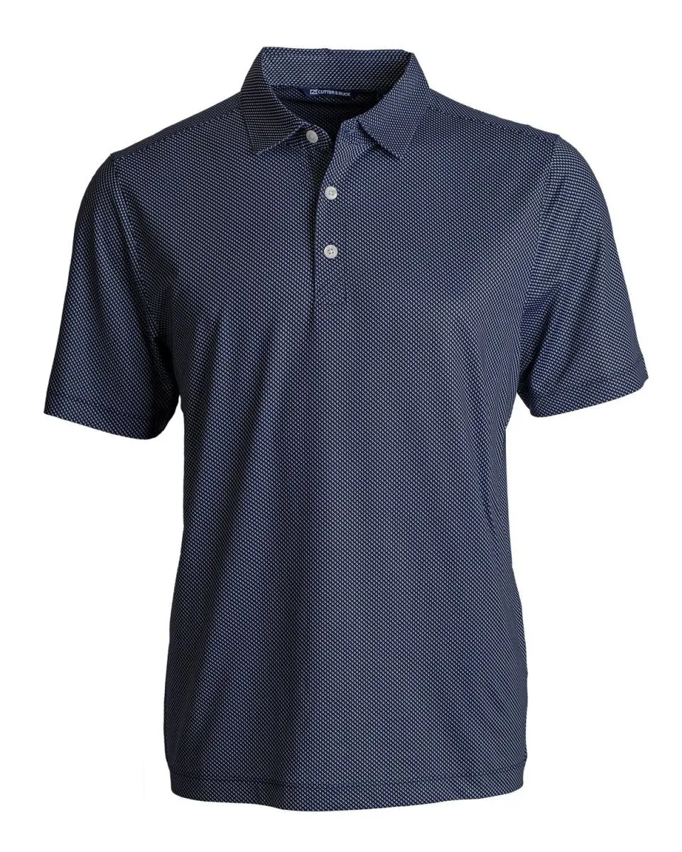 Cutter & Buck Men's Pike Eco Symmetry Print Stretch Recycled Polo