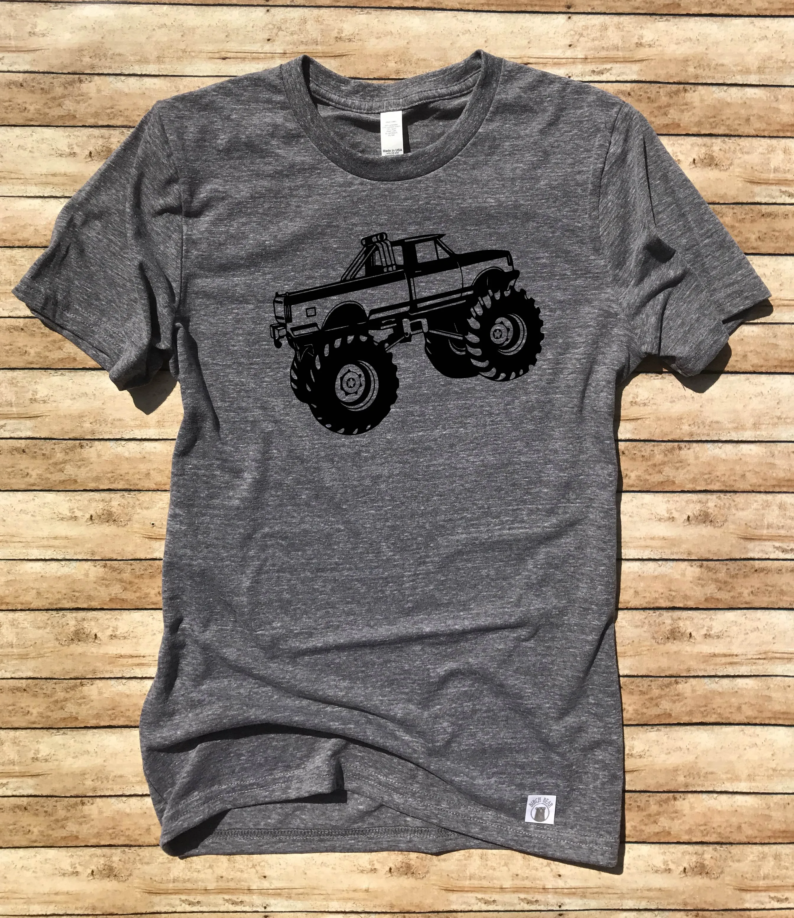 Dads Monster Truck Birthday Shirt