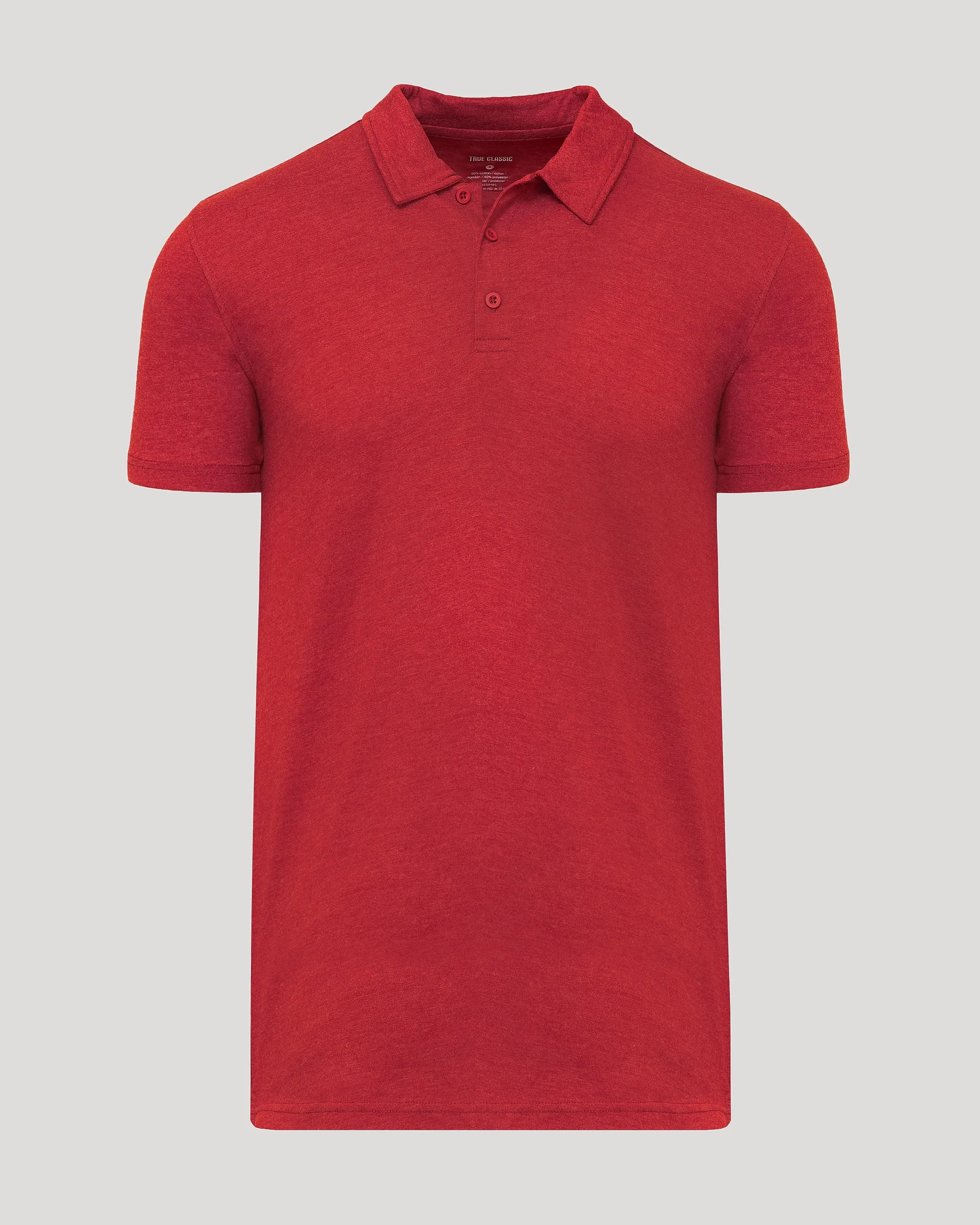 Dark Heather Lava Short Sleeve Tall Polo