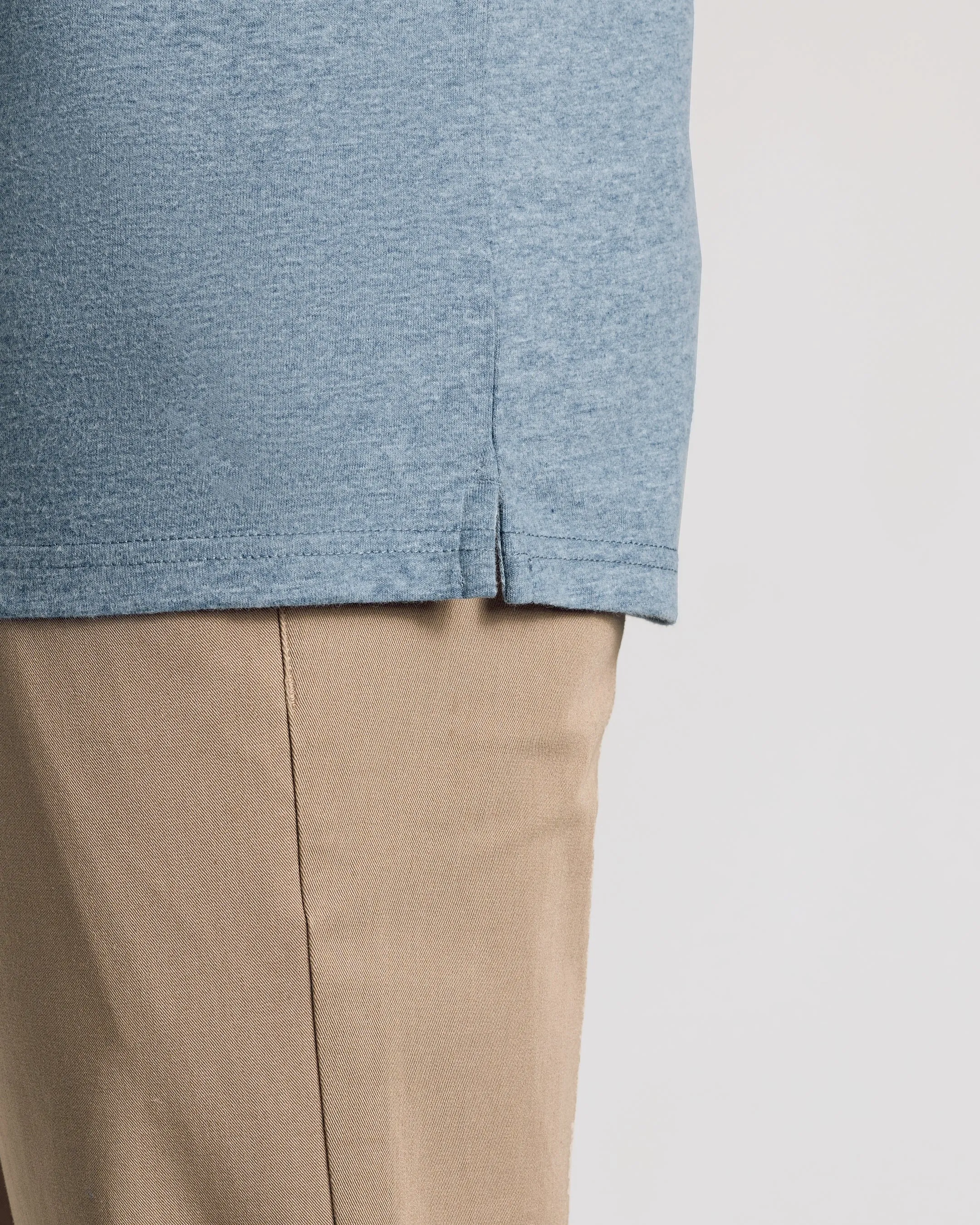 Dark Heather Tempest Short Sleeve Tall Polo
