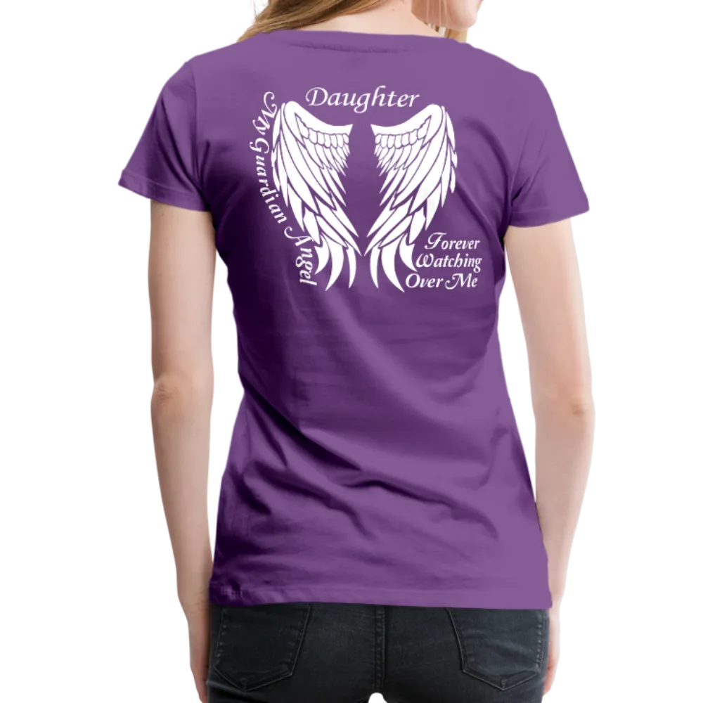 Daughter Guardian Angel Women’s Premium T-Shirt (CK1606)