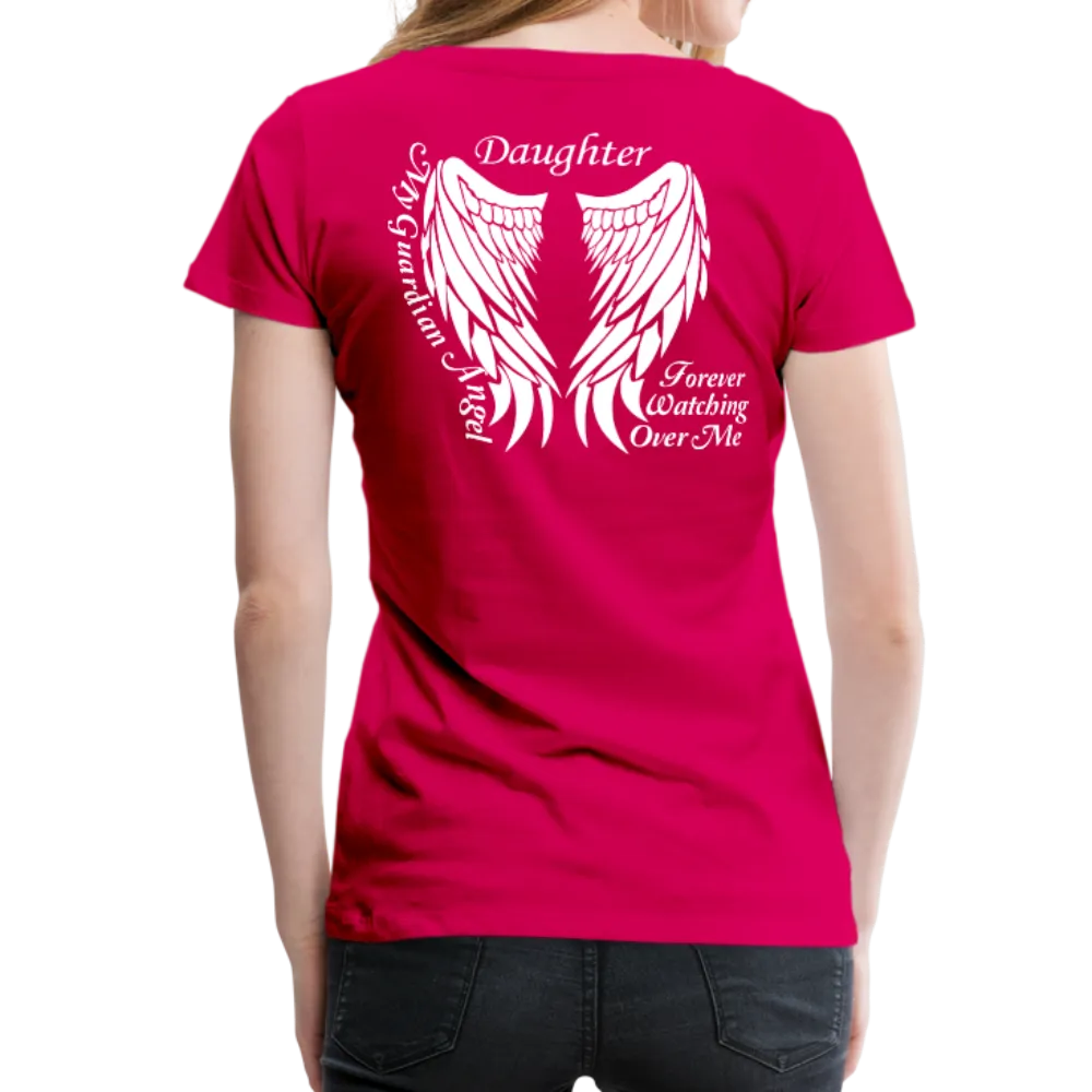 Daughter Guardian Angel Women’s Premium T-Shirt (CK1606)