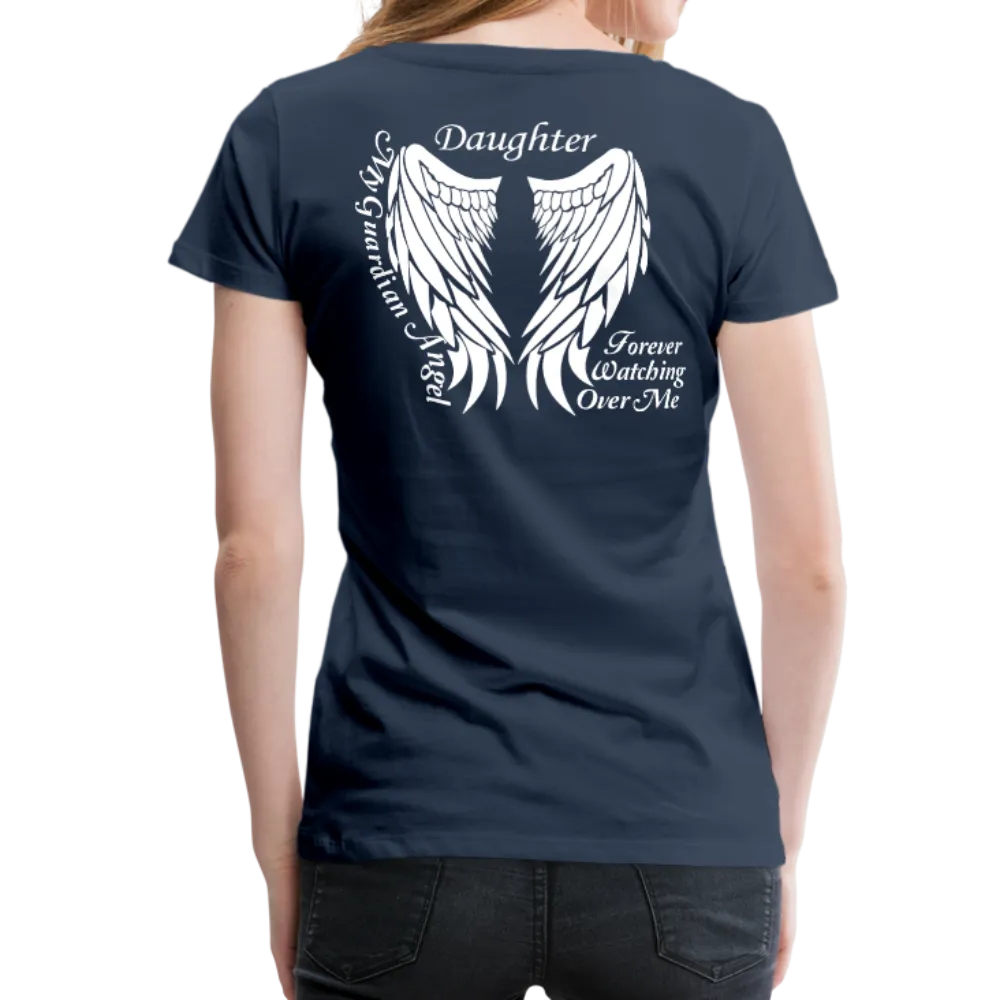 Daughter Guardian Angel Women’s Premium T-Shirt (CK1606)