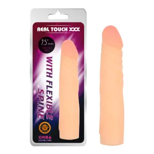 Dildo Flexible With Spine 7.5''