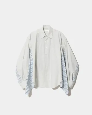 Double-End Finx Stripe Pajamas Shirt - Yelxblue