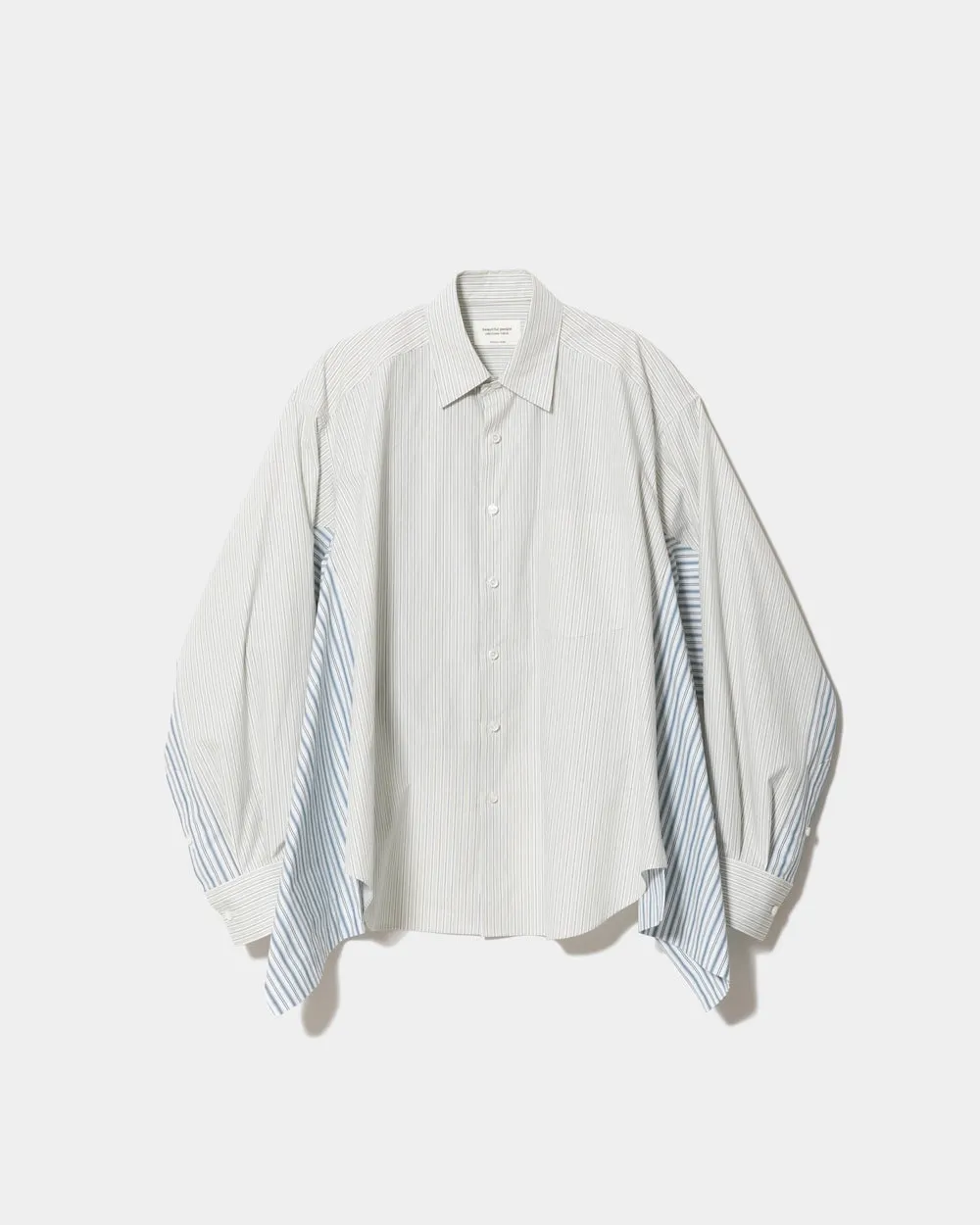Double-End Finx Stripe Pajamas Shirt - Yelxblue
