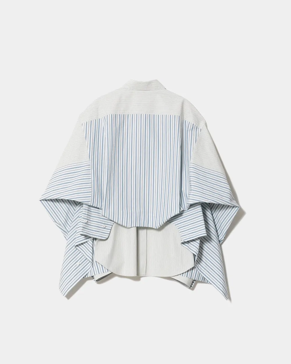 Double-End Finx Stripe Pajamas Shirt - Yelxblue