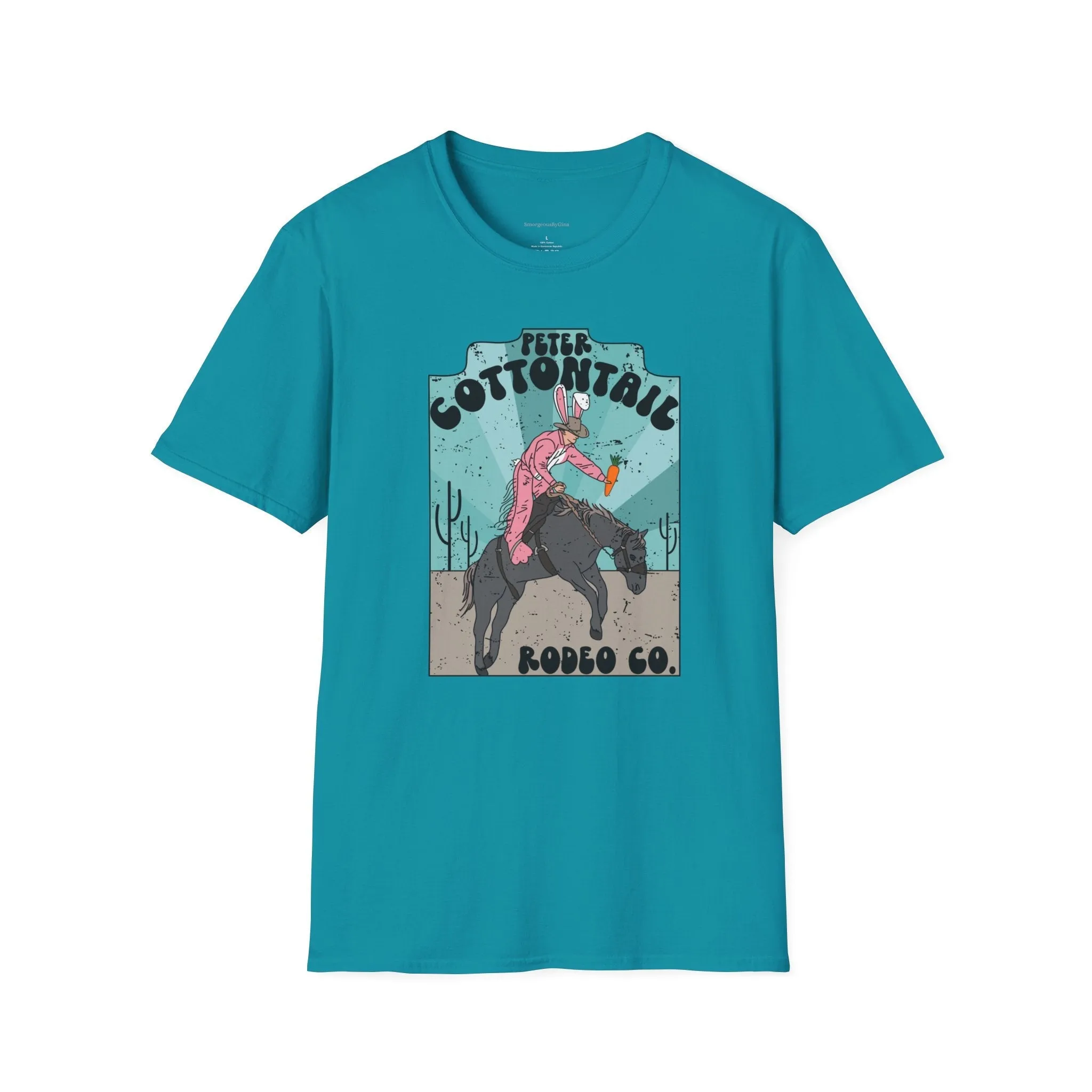 Easter, Cottontail Rodeo, Easter Tee, Softstyle T-Shirt