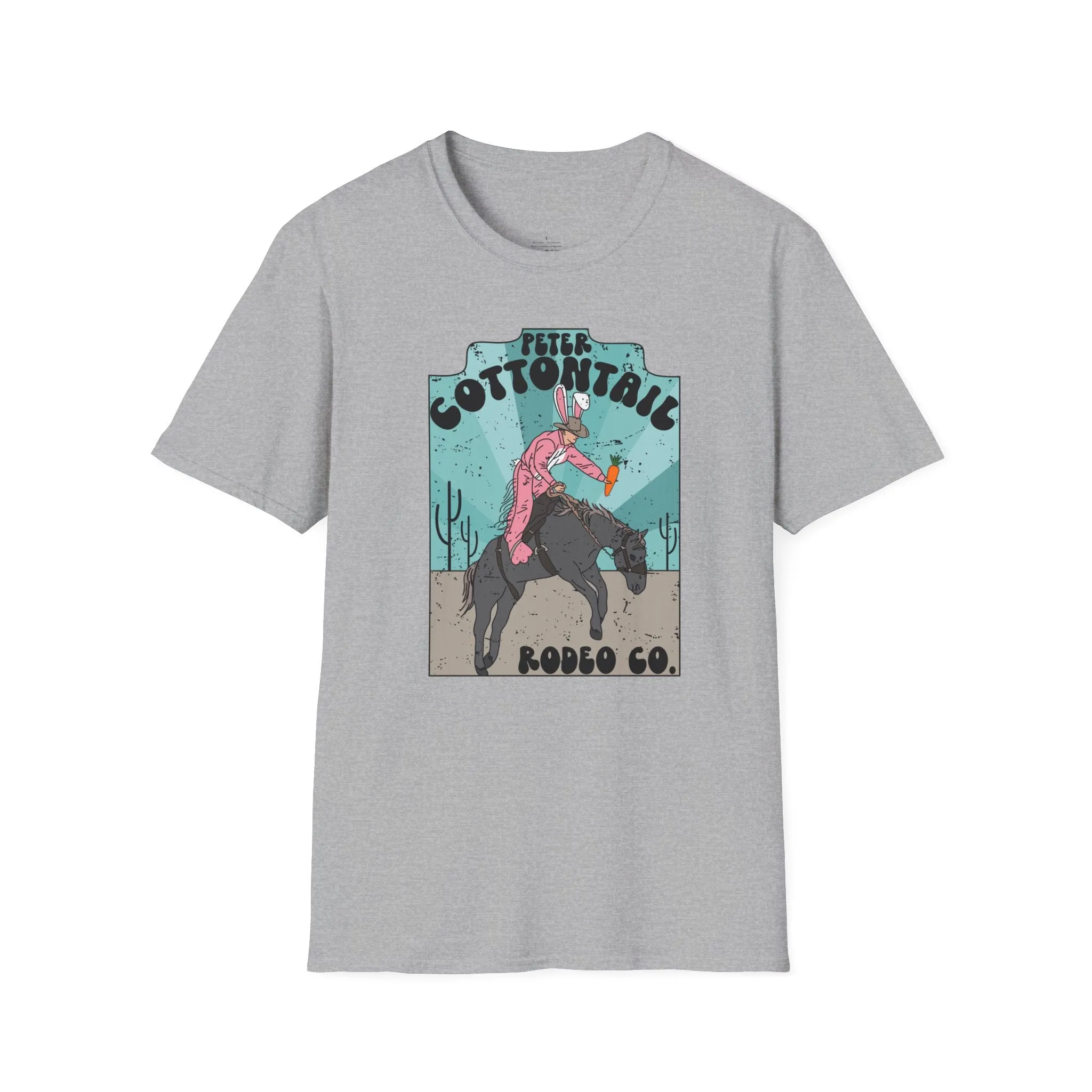 Easter, Cottontail Rodeo, Easter Tee, Softstyle T-Shirt