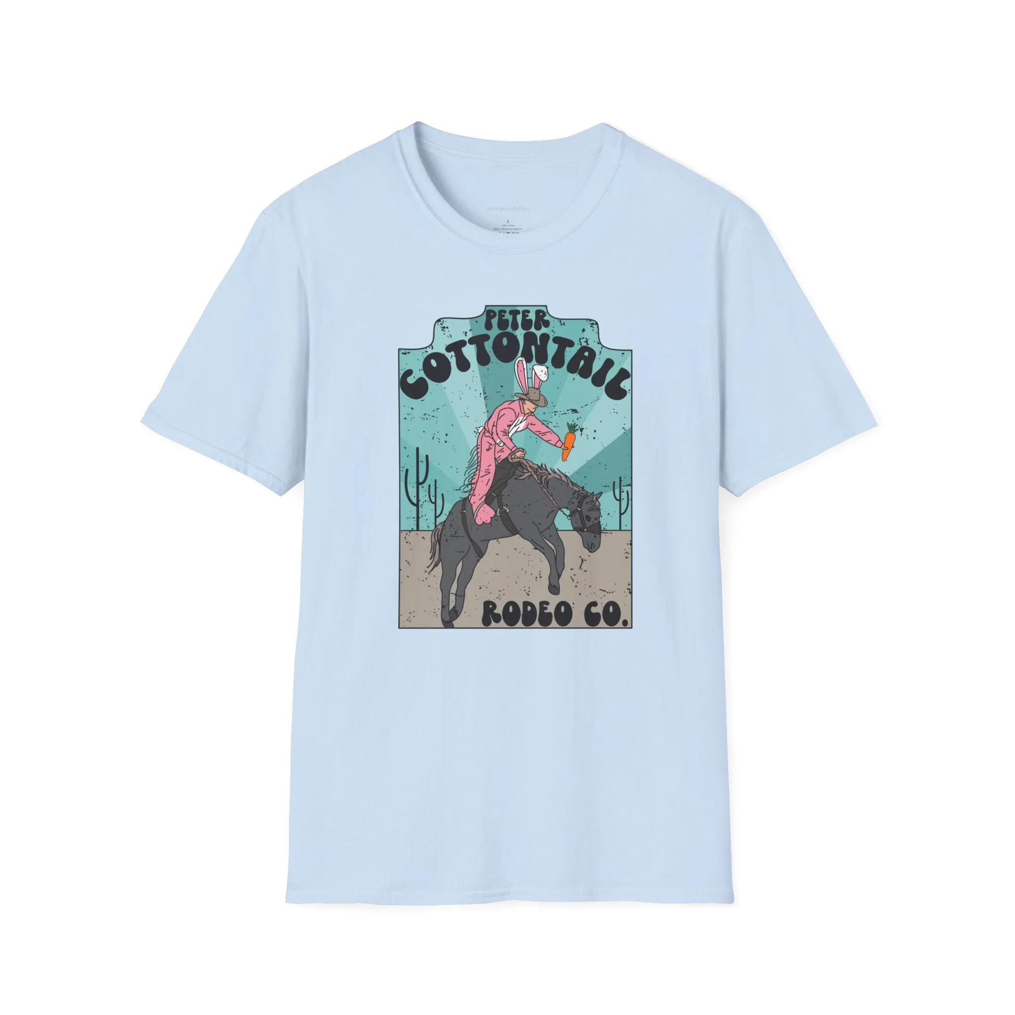 Easter, Cottontail Rodeo, Easter Tee, Softstyle T-Shirt