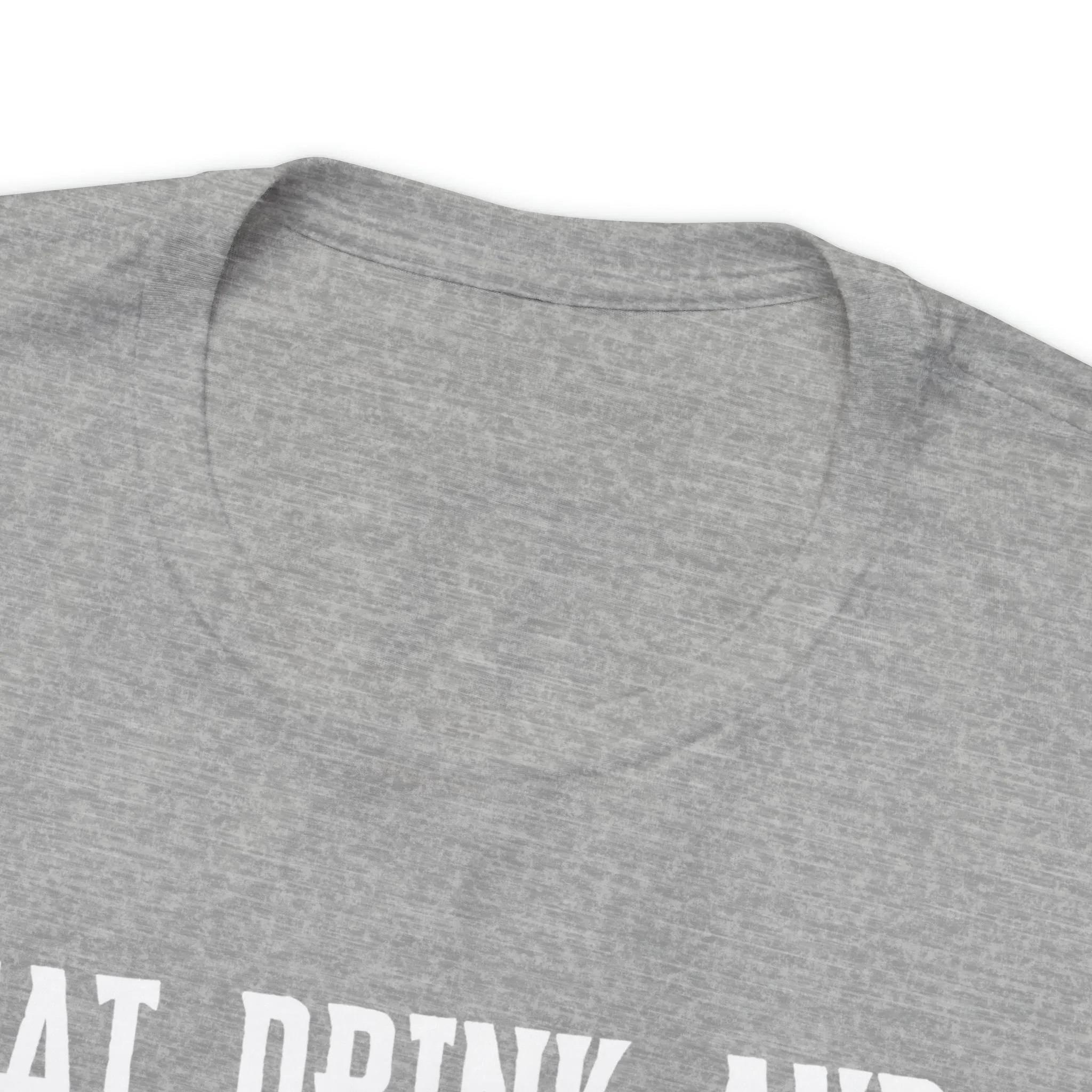 Eat Drink and Be Scary Halloween T-Shirt | Creepy Scary Ghoul Tee |  Bella Canvas 3001Unisex | Ghoul Drinking Short Sleeve Tshirt