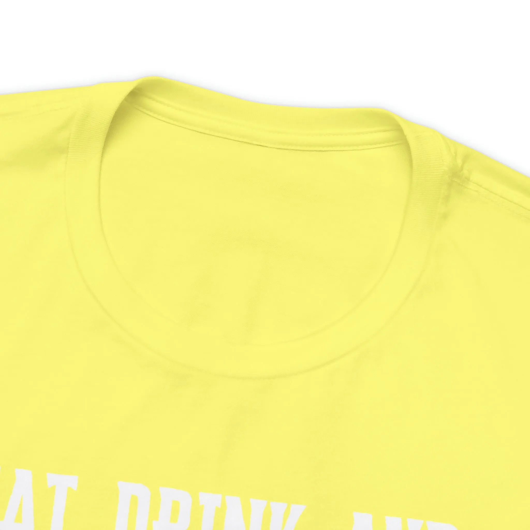 Eat Drink and Be Scary Halloween T-Shirt | Creepy Scary Ghoul Tee |  Bella Canvas 3001Unisex | Ghoul Drinking Short Sleeve Tshirt