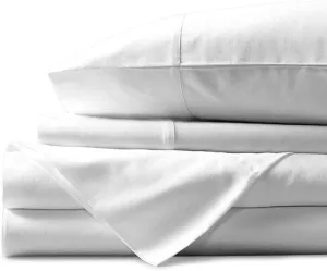 Egyptian Cotton Flat Sheet 600 Thread Count  White