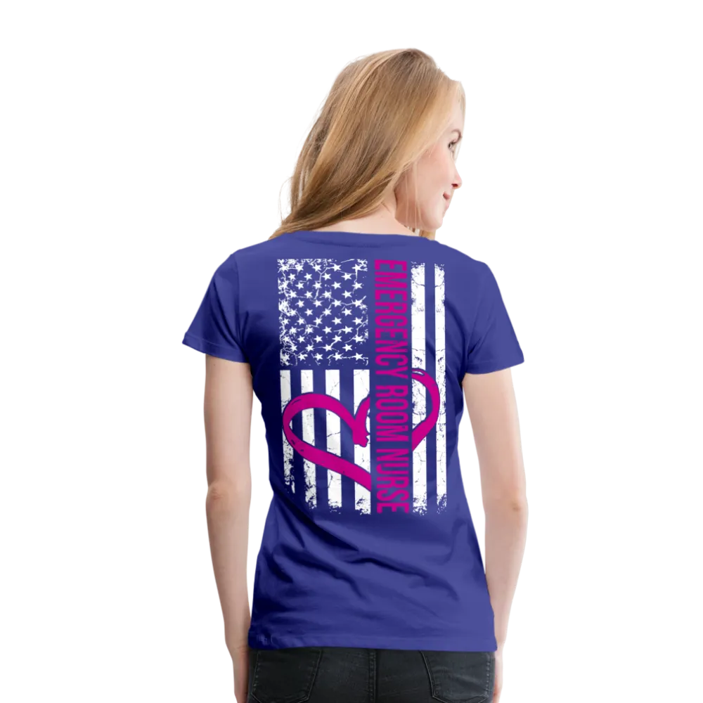 Emergency Room Nurse Women’s Premium T-Shirt (CK1836) updated