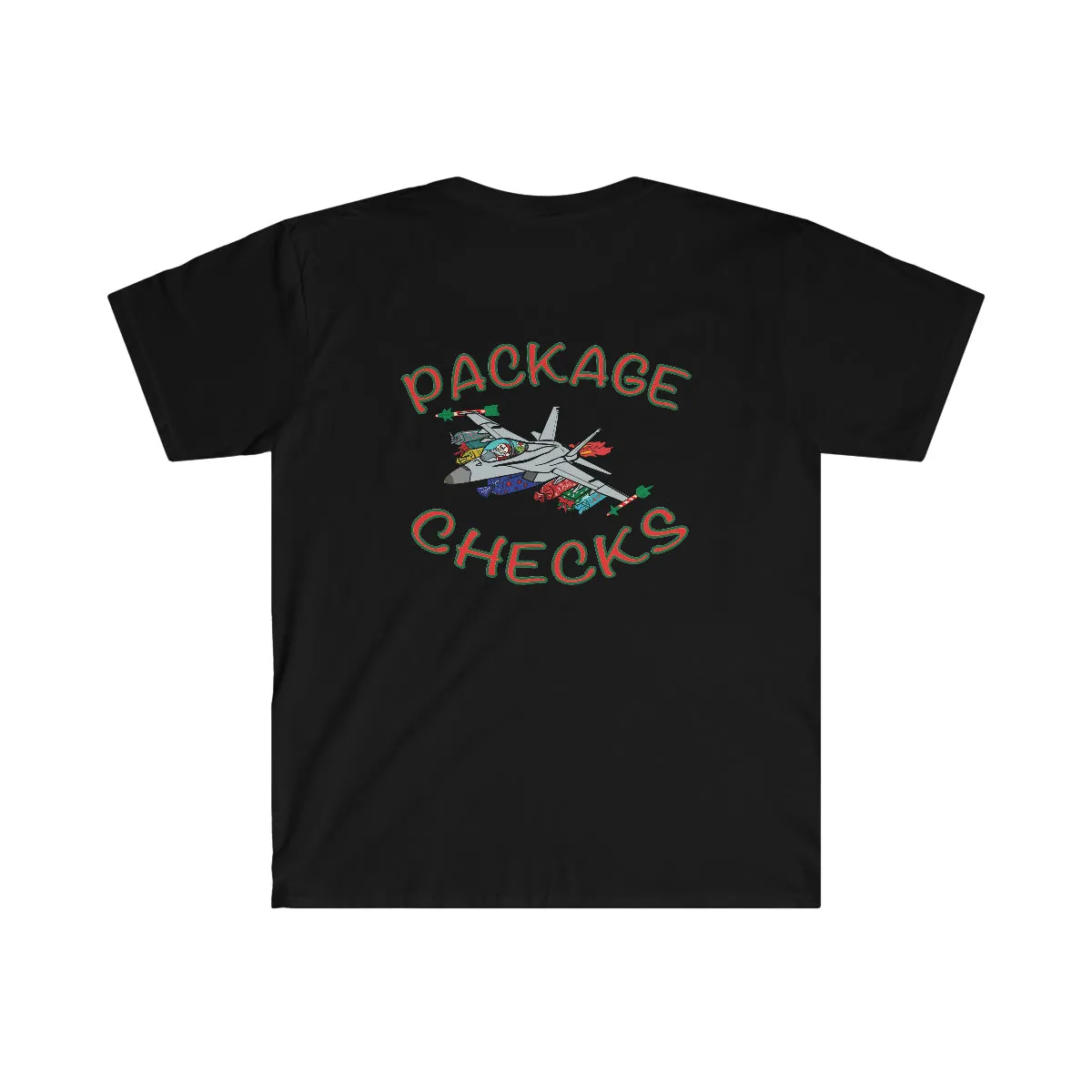 F-18 Christmas Package Checks T-Shirt